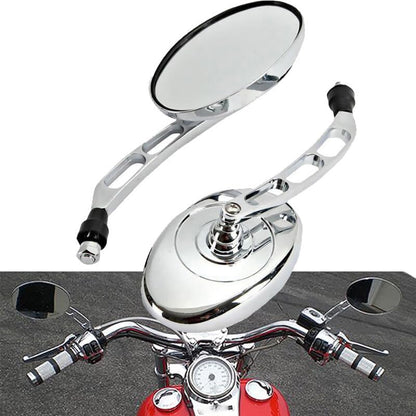ya 2 8.15 Universal Motorcycle Rearview Mirror Round Mirror Suitable for Kawasaki Vulcan 900 2000 500 800