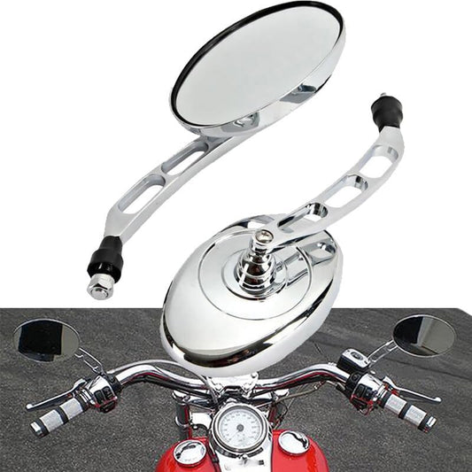 ya 2 8.15 Universal Motorcycle Rearview Mirror Round Mirror Suitable for Kawasaki Vulcan 900 2000 500 800