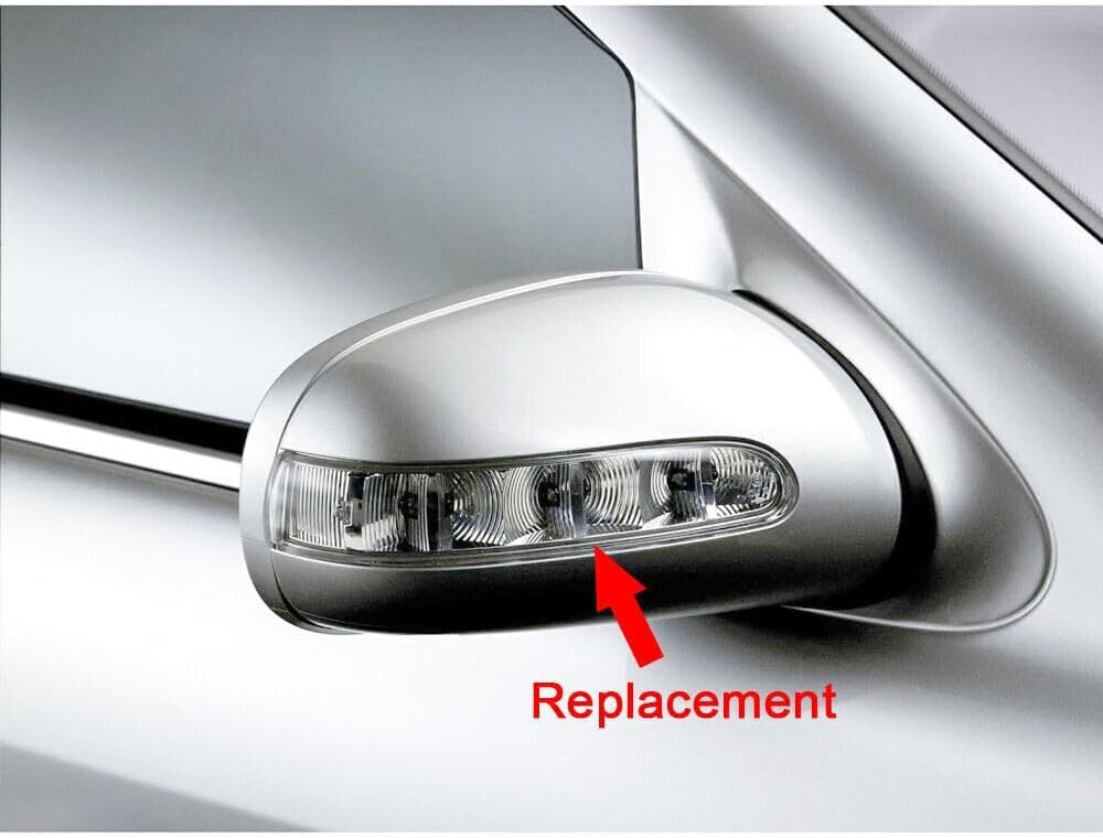 ya 4 8.24 baidi Right door mirror turn signal flasher suitable for 03-06 Mercedes W220 S W215 CL