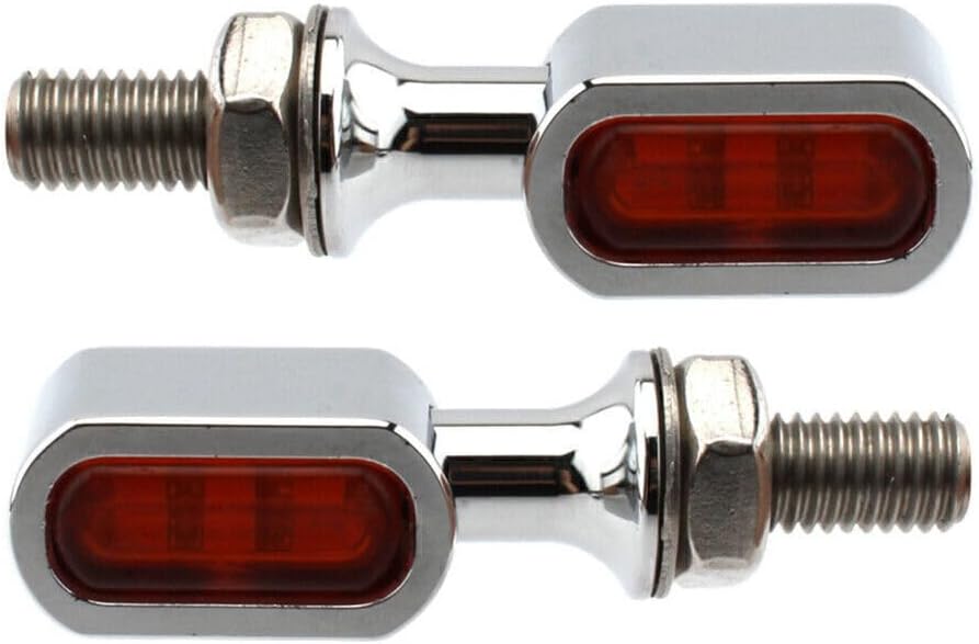 ya 11 9.14 zhengce for Mini LED Turn Signal Light Indicator Blinker for Harley Cafe Racer Ambe