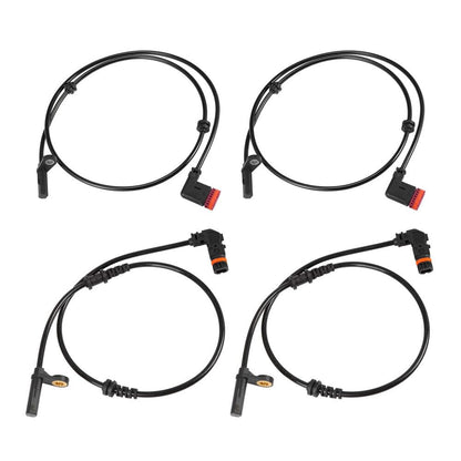 ya 5 8.10 4pcs ABS Wheel Speed Sensor Front & Rear for Mercedes-Benz C250 C350 12-15 C300