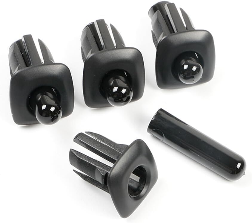 ya 5 8.10 4 Sets Door Lock Pin Cap Knob Button Cover Bezel for BMW 5 Series F10 535i 550i