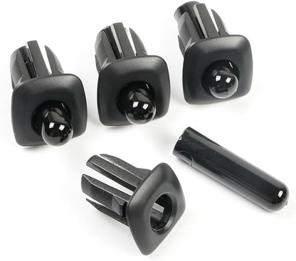 ya 5 8.10 4 Sets Door Lock Pin Cap Knob Button Cover Bezel for BMW 5 Series F10 535i 550i