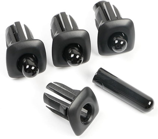 ya 5 8.10 4 Sets Door Lock Pin Cap Knob Button Cover Bezel for BMW 5 Series F10 535i 550i