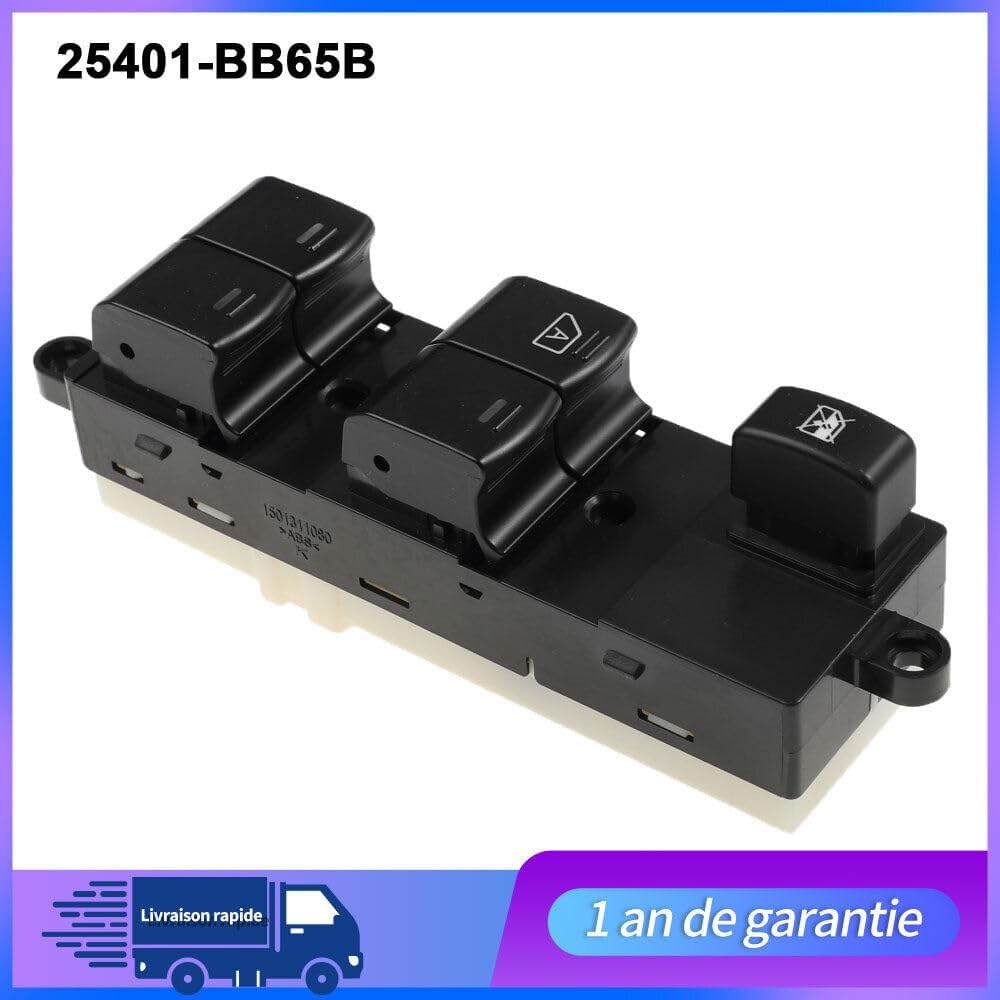 ya 4 8.8 Commande Leve Vitre 16 Broche Pour Qashqai Note E11 Lumiere 254019U12B Neuf