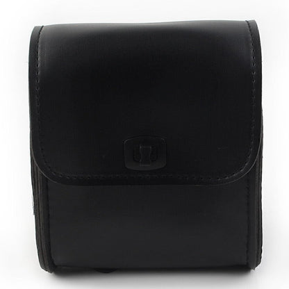 ya 11 9.14 baidi1x Motorcycle Saddle Luggage Pu Leather Side Tool Bag Storage Universal Black