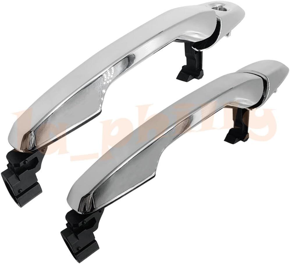 ya 9 10.24 2X Front RH&LH Exterior Outside Door Handle Chrome for 11-17 for Ford Explorer Edge