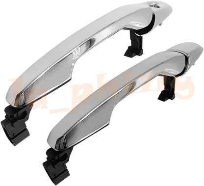 ya 9 10.24 2X Front RH&LH Exterior Outside Door Handle Chrome for 11-17 for Ford Explorer Edge