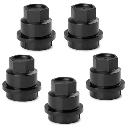 ya 10 9.16 baidi 5X Black Lug Nut Covers Cap 15661036 for Chevrolet S10 Blazer for GMC Jimmy Sonoma