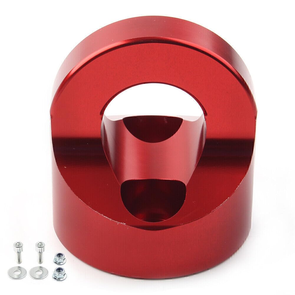 ya 9 10.24 for Polaris General RS1 RZR XP 1000 / Turbo CNC Red Front Tow Hook Tie Anch