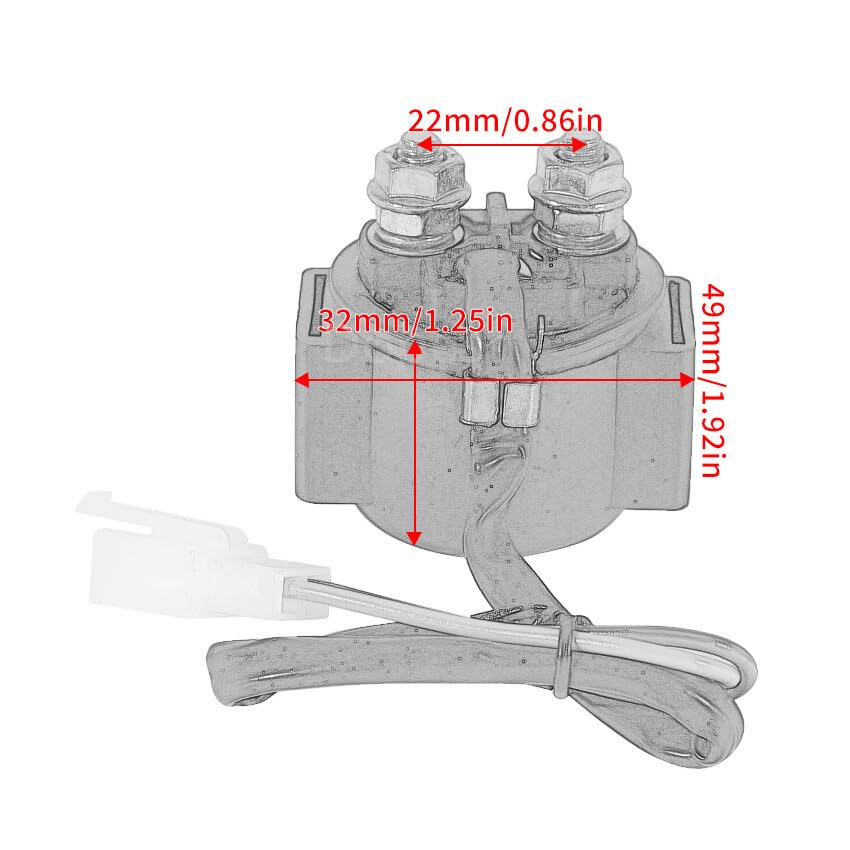 ya 23 10.7 baidi Starter Solenoid Relay for Kymco Maxxer 300 2006-12 Maxxer 250 2010-2016 300 US