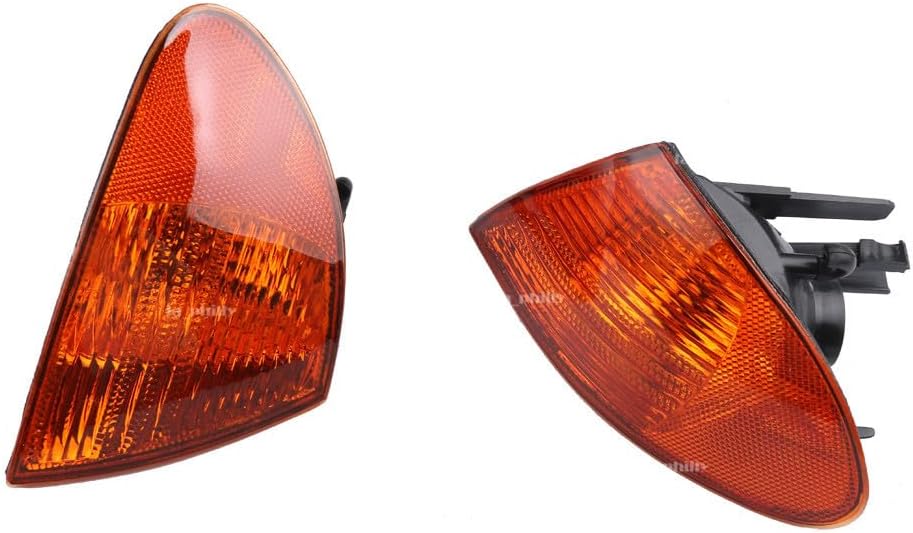 ya 6 8.24 baidi 2x Parking Signal Indicator Corner Light Amber for BMW 3 Series E46 99-01 Sedan