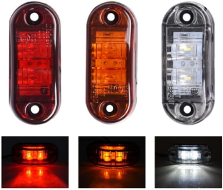 ya 13 9.15 baidi 2 Pcs Signal Light Turn Replacement Trailer Lights Back Pickup Truck