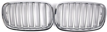 ya 28 10.13 zhengce Chrome Car Front Kidney Grille Grill For Fit for BMW E70 X5 E71 X6 2008-20