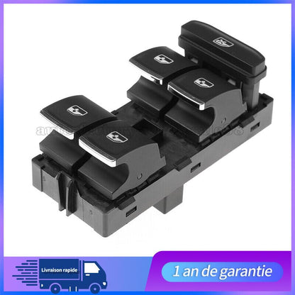 ya 13 9.15 baidi Commande Bouton Leve Vitre Chrome 8 Pin Pour Golf 7 Passat B8 5G0959857C Ne