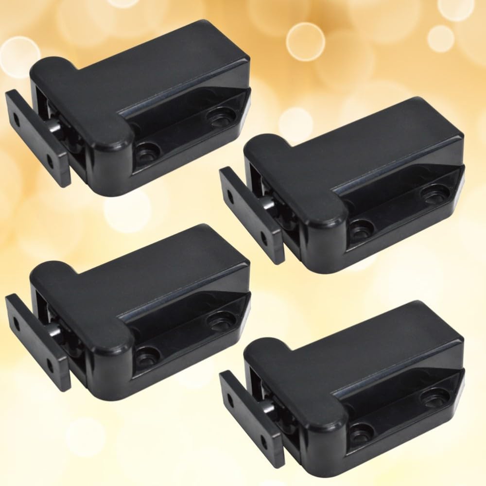 ya 26 10.21 baidi 4 Pcs Self-Locking Device Child Cabinet Closer Latch Press Pop Open