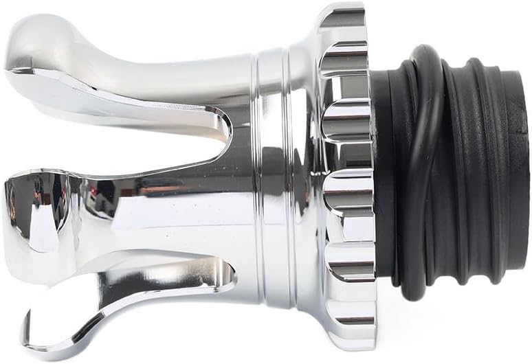 ya 4 8.10 Crown Style Fuel Tank Gas Cap Vented Fit for Harley Sportster Dyna Softail Touring