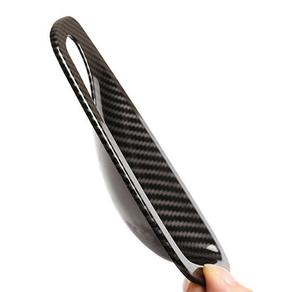 ya 6 8.14 2pcs Carbon Fiber Type Door Handle Cover for BMW E81 E82 E87 E88 2007-2011
