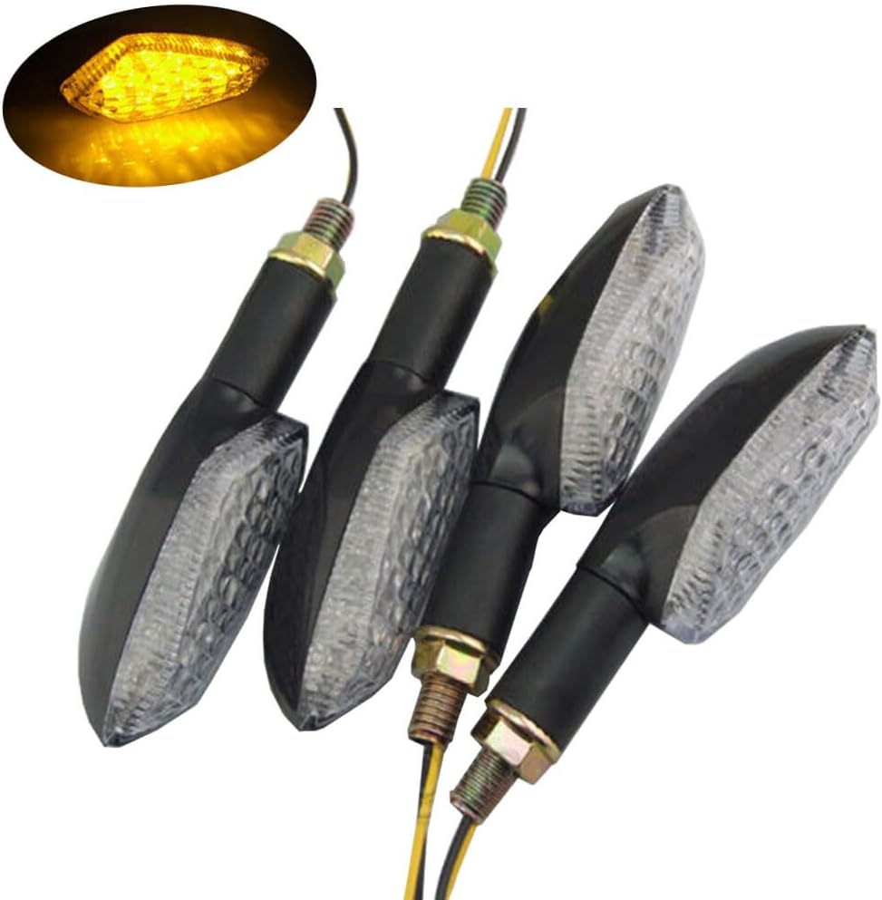 ya 4 8.10 4x 16 LED Amber Lamp Universal Motorcycle for Mini Indicator For Quad Scooter Classic