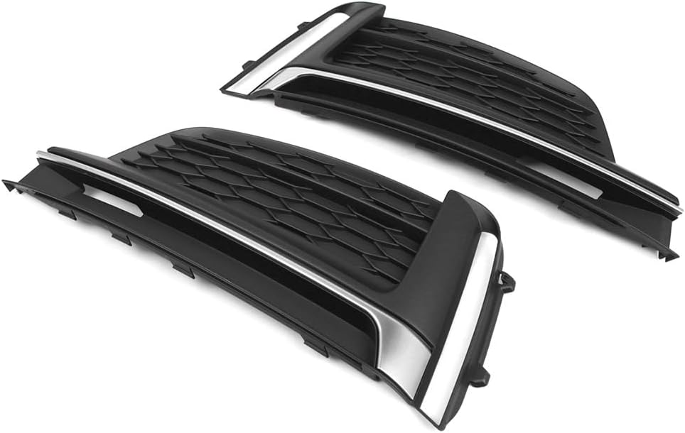 ya 23 10.7 baidi Front Bumper Fog Light Lamp Grill Bezel Cover for Audi A5 S5 2017-2020 19