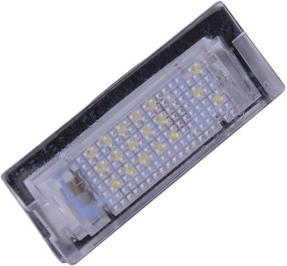 ya 4 8.14 2 Pack No Error White 18LED License Plate Lights Suitable for BMW E39 5 Truck @