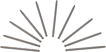 ya 26 10.21 baidi Set of 10 Magnetic PH2 Screwdriver Bits 150mm Long for Various Drilling