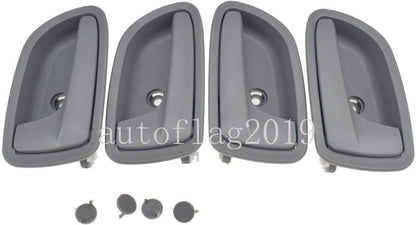 ya 4 8.24 baidi for 2003-2005 for Kia Rio Interior Door Handle Gray 4-Piece Set FL FR RL RR 82620FD000