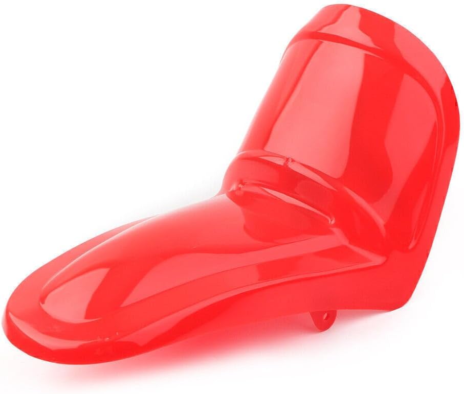 ya 4 8.10 Front Fender Cover Mudguard Fit for Yamaha PW50 Y-Zinger 50 ABS Plastic Red Motor