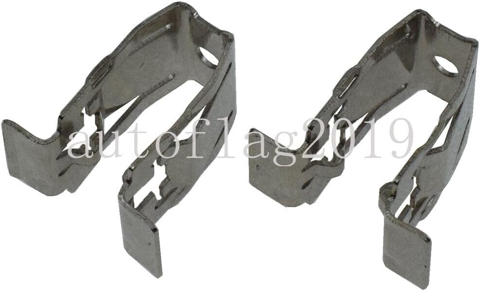 ya 4 8.24 baidi 2 Pack Interior Roof Buckle Handle Fixing Iron Clip for Audi A4 B8 B9 A6 C6 C7 Q5