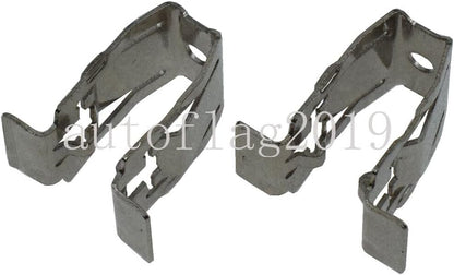 ya 4 8.24 baidi 2 Pack Interior Roof Buckle Handle Fixing Iron Clip for Audi A4 B8 B9 A6 C6 C7 Q5