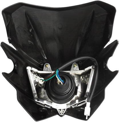 ya 4 8.14 Motorcycle headlight rectifier headlight high/low dual lights universal off-road bicycle 