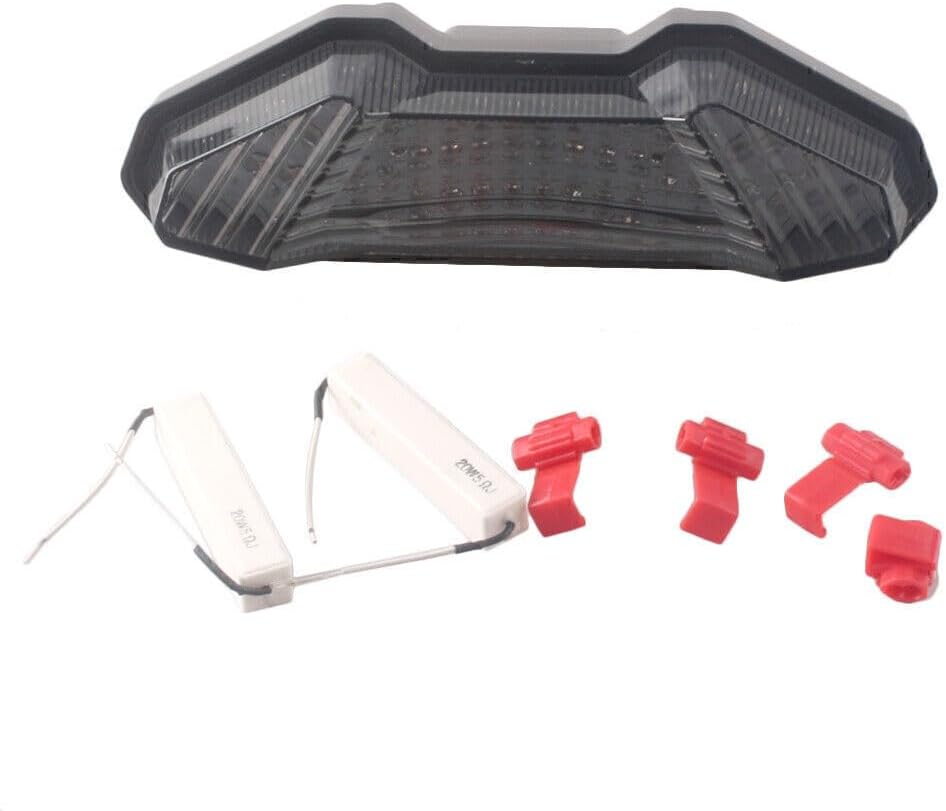 ya 4 8.8.2 LED Smoke Tail Light Brake Light Turn Signal Lamp for Yamaha FZ-09 MT-9 2014
