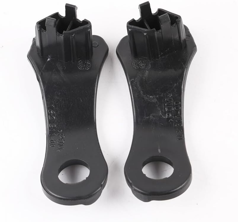 ya 9 10.24 2Pcs Halogen Headlight Bracket Repair Left+Right For 5 Series E60 E61 2003-2010