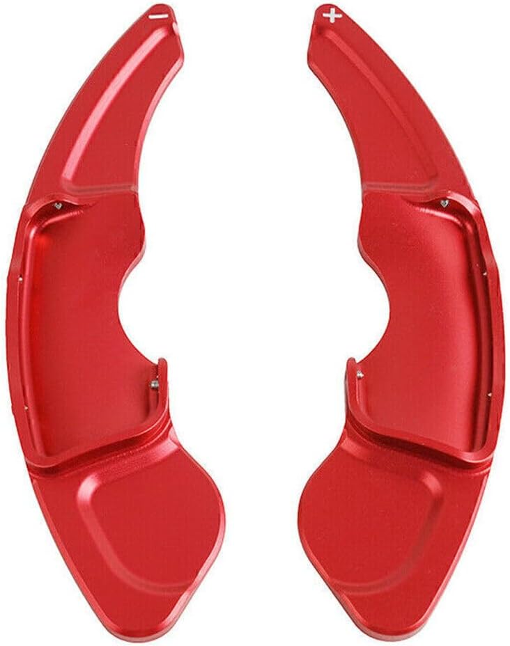 ya 5 8.24 baidi 2X Car Steering Wheel Shift Paddle Shifter Extension Trim for Lexus RC NX is Red