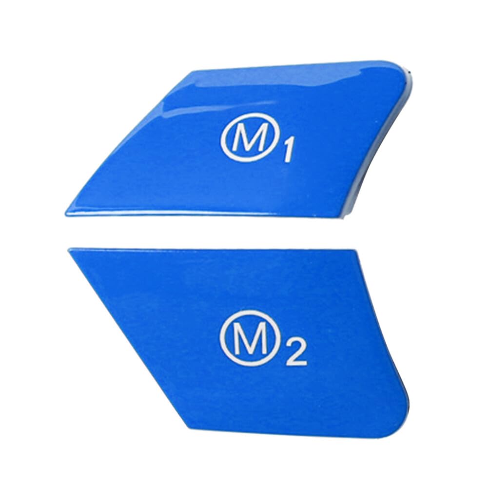 ya 5 8.24 baidi Fit for BMW 1 2 3 4 5 6 Series X5 Steering Wheel M1 M2 Mode Switch Button Cover Blue