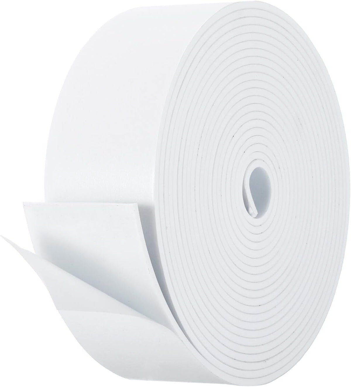 ya 26 10.21 baidi Weather Stripping Door Seal 2 Inch x 1/8 Inch x 20 Ft Self Adhesive White