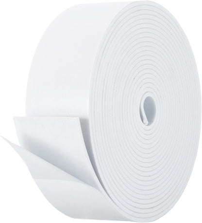 ya 26 10.21 baidi Weather Stripping Door Seal 2 Inch x 1/8 Inch x 20 Ft Self Adhesive White