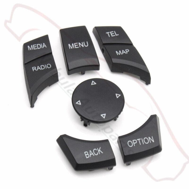 ya 6 8.24 baidi 6pcs CIC IDrive Multimedia Knob Menu Button for BMW 1/2/3/4/5/6/7 X3/4/5/6 Series 