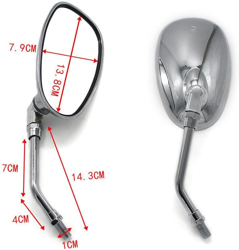 ya 13 9.15 baidi for Yamaha XV750 XV1100 XV920 XV250 XV535 XV700 XV125 XV1000 Rear View Mirror