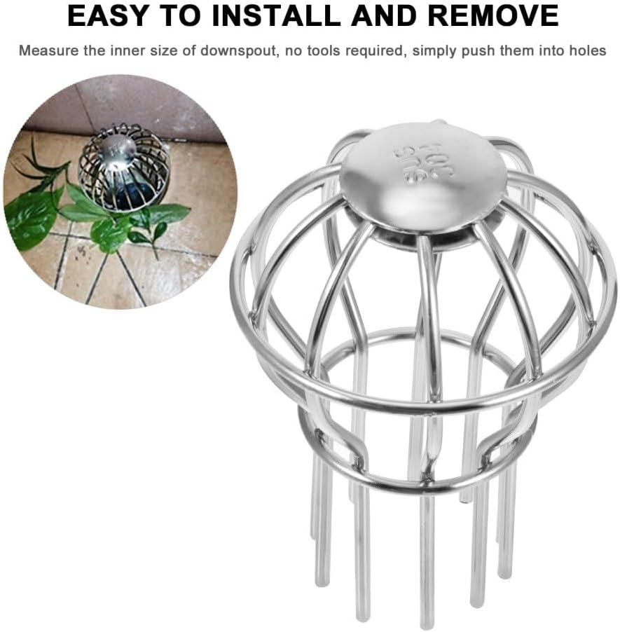 ya 14 9.20 baidi Gutter Hole Ca Leaf Filter Cover Anti-Blocking Drain Tops for Roof outside-1