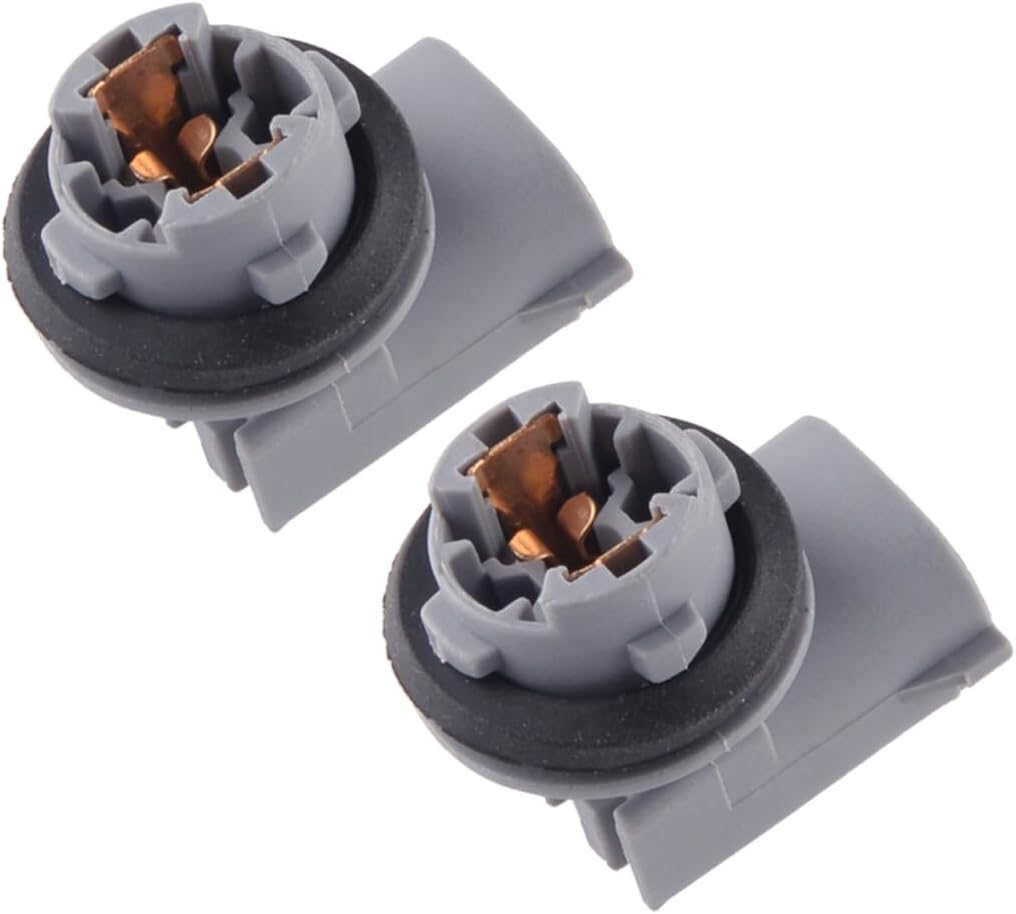 ya 4 8.14 2 pieces of rear bumper license light socket plastic suitable for Toyota Tundra Tacoma gray