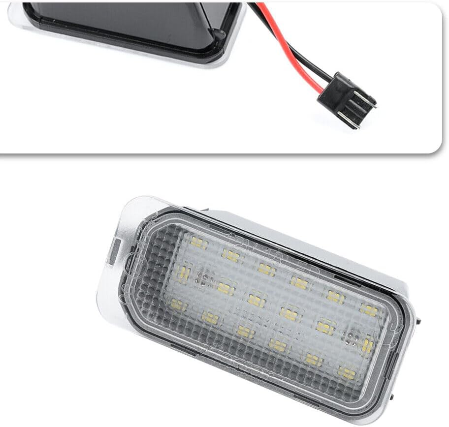 ya 4 8.10 2x 6000K White LED Number License Plate Lamp for d Fiesta S C-MAX Kuga Mondeo