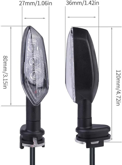 ya 13 9.15 baidi Front/Rear LED Turn Signal Light Blinker Indicator Lamp for Yamaha MT-10/SP FZ10