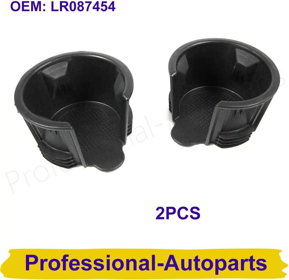 ya 6 8.24 baidi 2PCS Cup Holder for Range for Rover Sport Center Console Cup Holder Inserts 13-17
