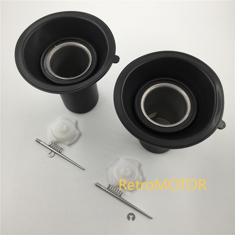 ya 13 9.15 baidi 2 Sets Membrane Carb Vacuum Pistons for Honda VF1100C Magna v65 1983-1986 1985