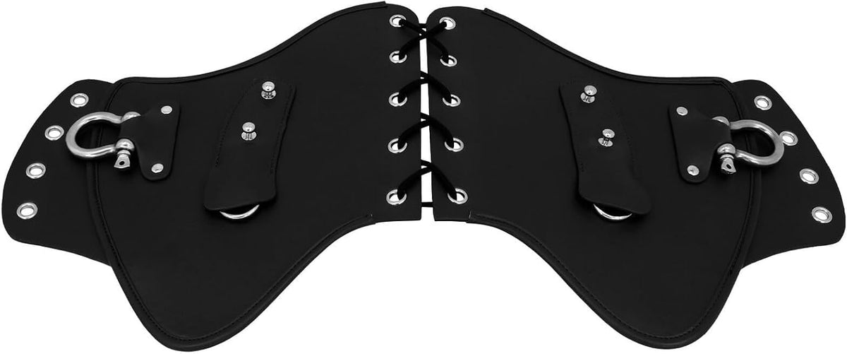 ya 14 9.20 zhengce Black PU Leather Heat Saddle Shield Deflector Fits For Most Universal Motor-1