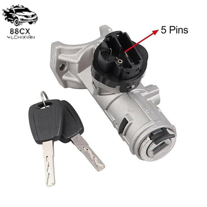 ya 8 8.24 baidi 1348421080 for Fiat for Peugeot Boxer Citroen Relay Ignition Lock Cylinder Switch Key