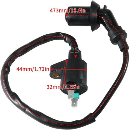ya 13 9.15 baidi Ignition Coil for Suzuki LT-F160 QuadRunner 1990-07 DR125 1982-1984 GS125 99-00