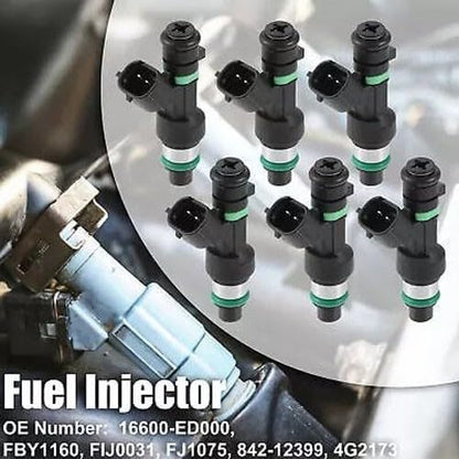 ya 4 8.24 baidi 16600-JK00A / FBY7030 6pcs Fuel Injector Replacement Parts for Infiniti G25 2011-2012
