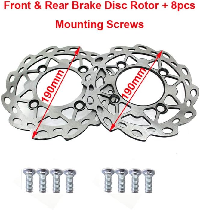ya 13 9.15 baidi 190mm Front Rear Brake Disc Rotor For 110cc 125cc 150cc Dirt Pit Bike CRF50 SSR